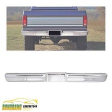 Chrome Rear Bumper Face Bar For Ford F100f150f250f350 Pickup Truck 1980-1986