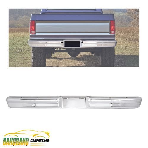 Chrome Rear Bumper Face Bar – Fits Ford F100/F150/F250/F350 Pickup 1980-1986
