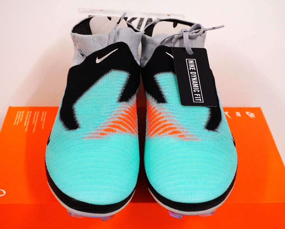 Nike Phantom 6 High Elite LE FG Soccer Cleats Chrome Black Limited