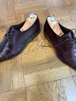 Salvatore Ferragamo Gillo Oxfords Mens Leather Derby Dress Shoe Size 8D Salvatore Ferragamo Gillo Oxfords Mens Leather Derby Dress  main image 3