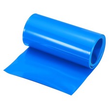 Tubo termorretráctil PVC envoltura de batería 82 mm diámetro 130 mm plano 8 pies azul buen aislamiento...