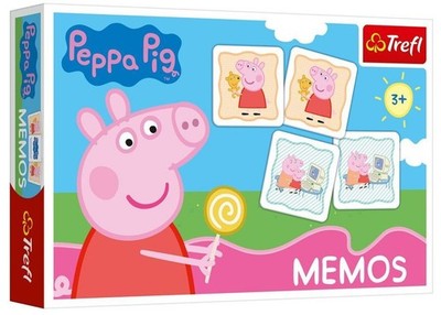 Peppa Pig Memos * Gedächtnisspiel * Trefl * Kartenspiel *