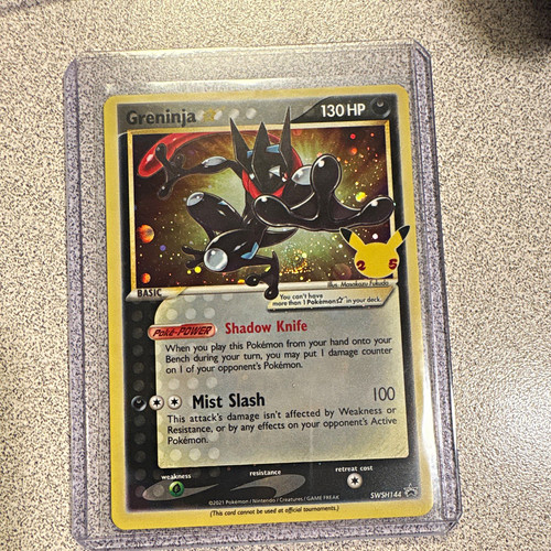The Pokémon Company Greninja SWSH144 25th Anniversary Promo Holo 2021 130 HP
