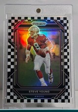 2022 Panini Prizm - Steve Young #271 Black & White Checker Prizm