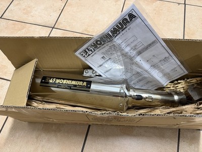 YOSHIMURA BREVIS STAINLESS SLIP-ON W/  HEAT GUARD KAWASAKI Z900RS/CAFE