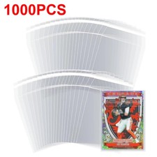 1000 Pack Resealable Set Team Bags for Toploaders Semi Rigid & Magnetic Holders