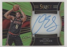 2018-19 Select Rookie Signatures Neon Green Prizm /99 Omari Spellman Auto 0s5s