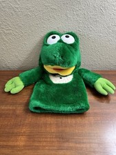 vintage dakin frog puppet 1985 Black Bow tie plush Tuxedo Plush