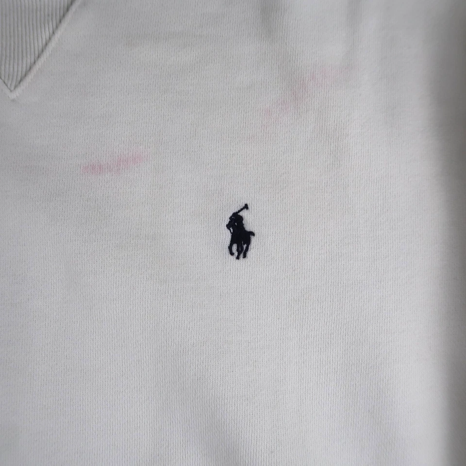 Sudadera De Colección Y2K Polo Deportiva Cuello Redondo Ralph Lauren Logo Bordado Para Hombre’s M Foto 3 de 4