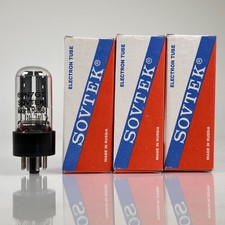 (New Old Stock) Sovtek 6SN7GT Electron Vacuum Tube In Box (Lot of 3)