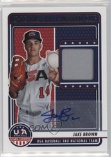 2023 Panini USA Baseball Stars & Stripes Signatures 20/72 Jake Brown Auto 18yn