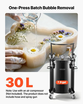 #ad For Pressure Pot Paint Tank 7.9 Gal 30 L Heavy Duty Steel Air Tool Pressure P $304.21