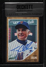BAS 2011 Topps Heritage Terry Collins #29 Seal of Authenticity Auto 3c7