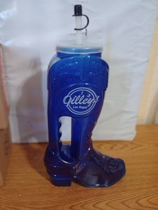 Gilley's Las Vegas Blue Boot Shaped Casino Collectible Drink Cup