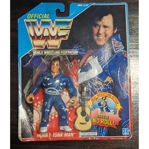 VTG 1990 Hasbro WWF Honky Tonk Man Series 2 Figure...