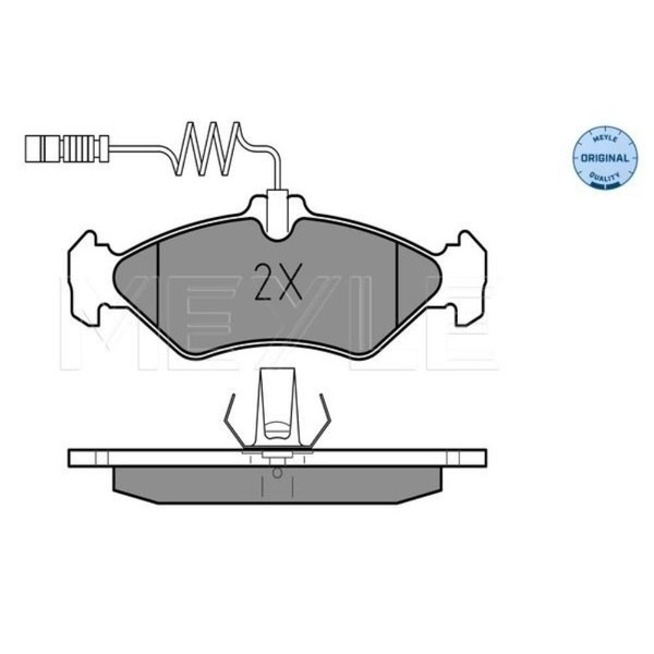 Meyle BremsbeläGe Hinten FüR Mercedes-Benz Sprinter 2-T Kasten VW LT 28-46-image