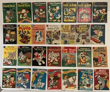 Lot 28 Dell Comics Walt Disney's and others Comics Gold & Silver era. GD-VG + 4