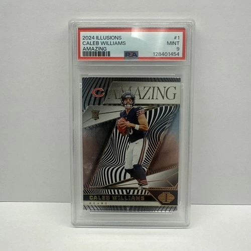 2024 illusions Caleb Williams amazing #1 PSA9