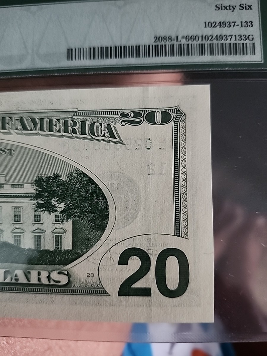 Federal Reserve Note 2001 $20 Twenty Dollar Bill San Francisco Fr