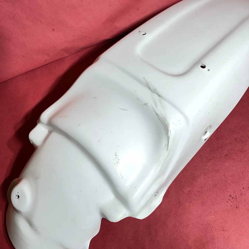 Guardabarros trasero Maier MX blanco para Suzuki DR350/DR350SE/DR250/DR350S/DR250S/DR250SE Foto 3 de 4