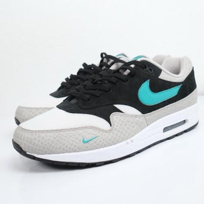 Nike ID By You Air Max 1 Atmos Elephant Sz 15 Gator Print Teal Black Safari