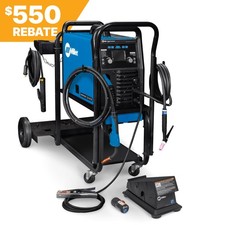 Miller Multimatic 220 AC/DC Welder w/Dual Cart and Wireless Control 951000104