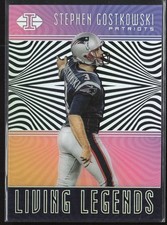 2018 Panini Illusions Stephen Gostkowski Living Legends #LL-SG NE Patriots