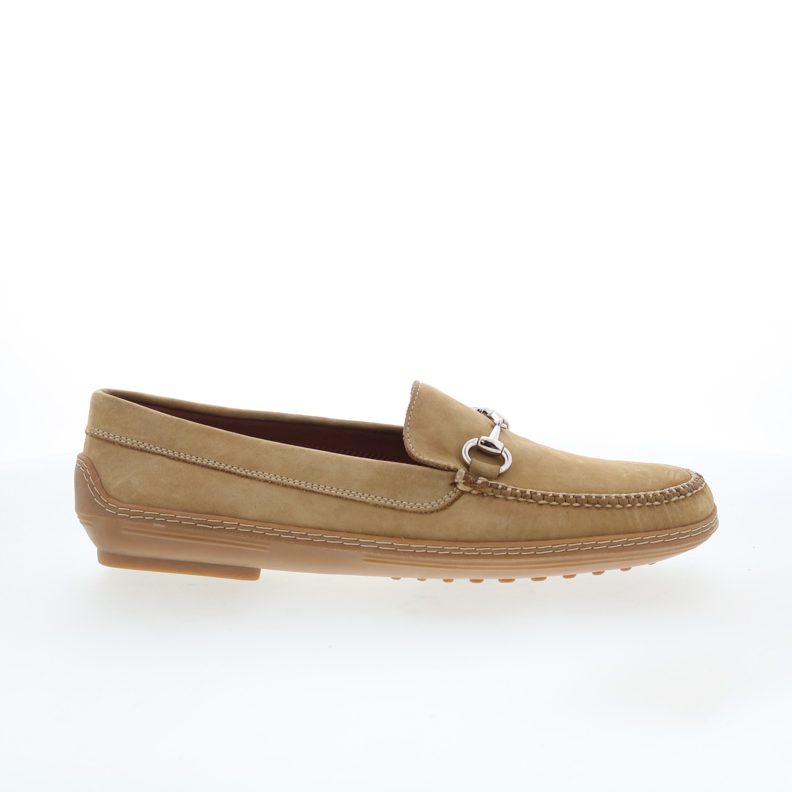 TB Phelps Bit Mens Brown Nubuck Slip On Loafers - Slip Ons Penny Shoes 9 54690₽