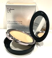 IT Cosmetics Celebration Foundation Anti-Aging Powder Foundation Medium Tan New