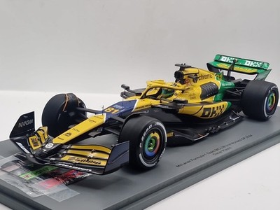 McLaren MCL38 Mercedes F1 Senna Design GP Monaco 2024 Oscar Piastri, Spark 1:18