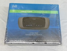 Linksys E1000 4-Port 10/100 Wireless N Router Fast Ethernet 2.4 GHz NEW