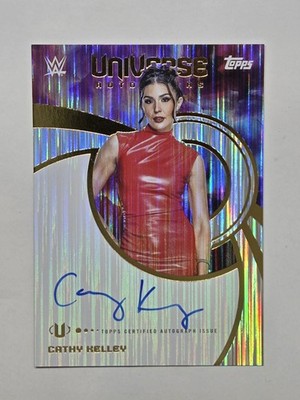2025 WWE Topps Universe CATHY KELLEY Universe Autographs On Card Auto