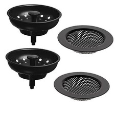 AJOMAN Kitchen Sink Drain Strainer Sink Strainers  Stoppers 4 pcs total 