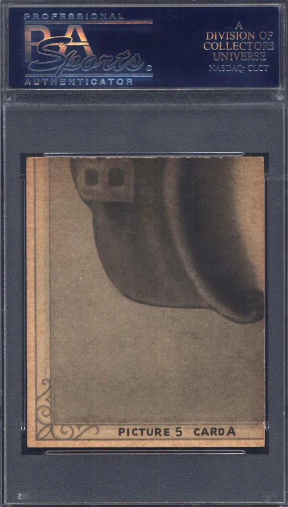 1935 Goudey 4-In-1 #5A with Babe Ruth Yankees PSA 5 view 2