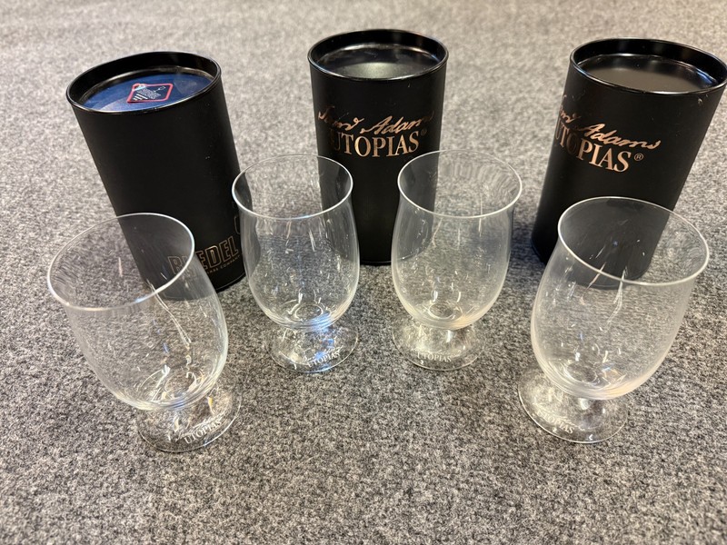Sam Adams Utopias Lead Crystal Tasting Glass