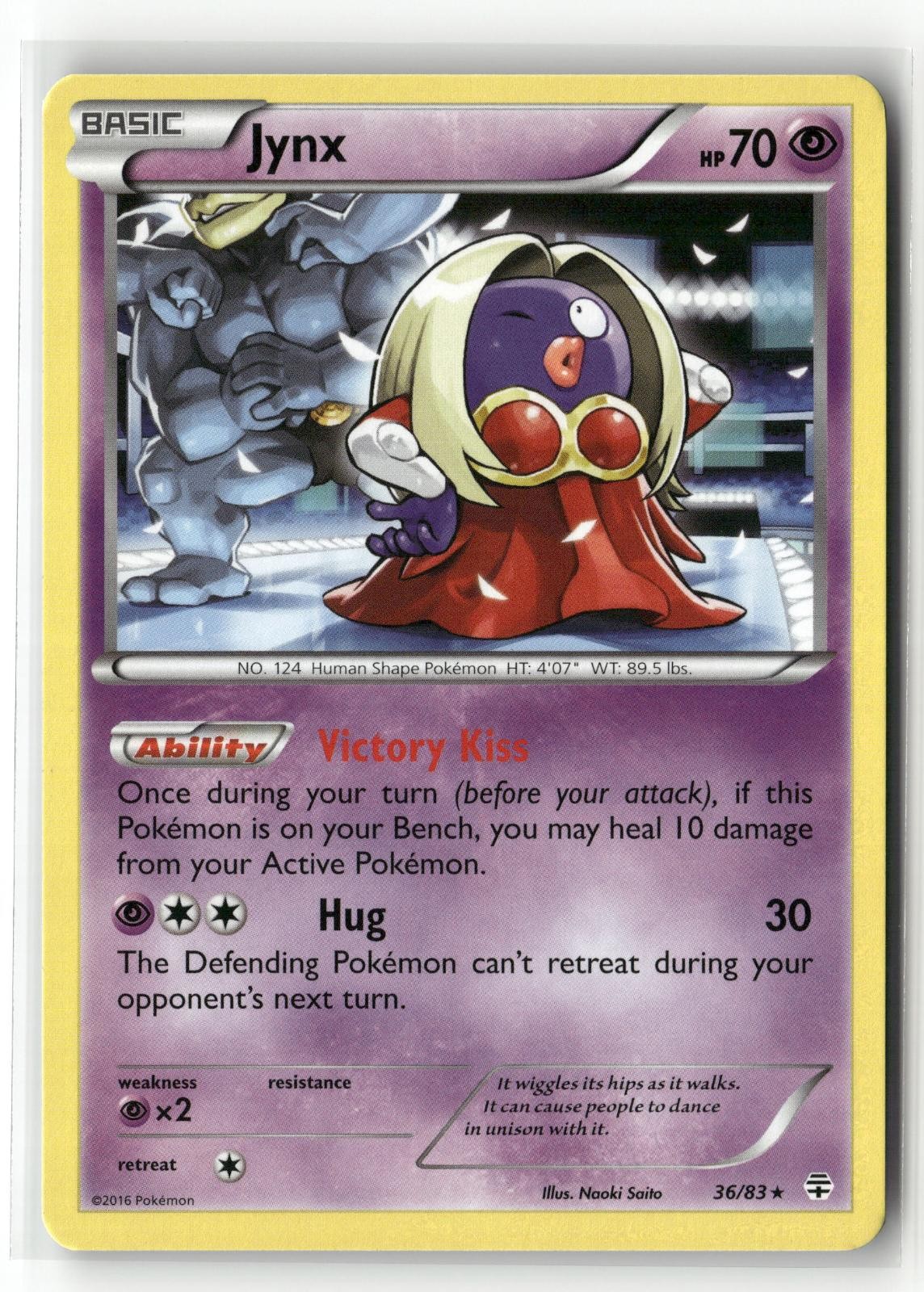 JYNX 36/83 R GENERATIONS POKEMON NM/M