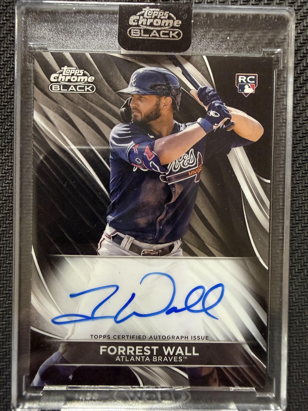 2024 Topps Chrome Black #CBA-FW Forrest Wall Chrome Black Autographs