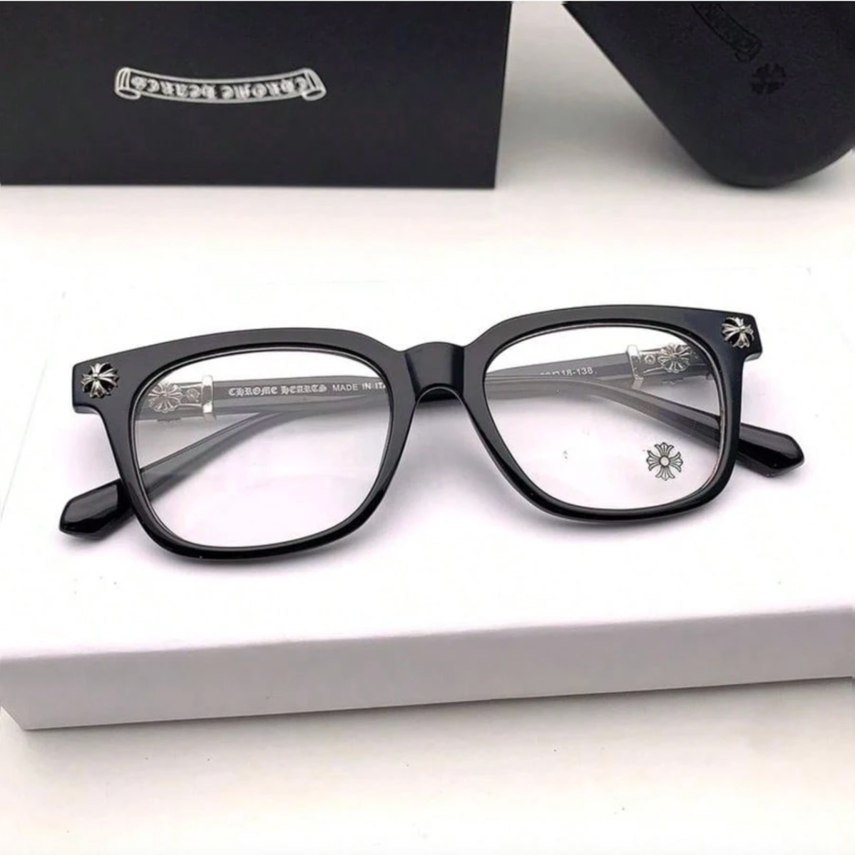 Chrome Heart Glasses Unisex - Bold Fashion a Light Blocking, The