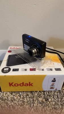 Kodak EasyShare M1033 HD 10MP Digital Camera - Black Tested Works