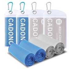 4 Pack Cooling Towel 40x12, Soft Breathable Chilly Towel, Ice Towel, Microfib...