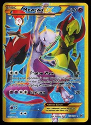 Mewtwo EX 163/162 Secret Rare Full Art XY BREAKthrough