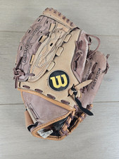 Wilson Fast Pitch Softball Glove Mitt A0440 12-BR 12" RHT Monsta Web A440 Beige