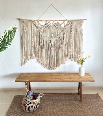 (TAG) Extra Large Macrame Wall Hanging, Wedding Backdrop, Woven Wall Hanging
