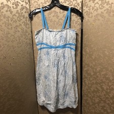 24 HOUR FLASH SALE! Free People Vintage Y2K Blue Dress Size 10 0