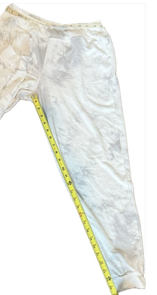 Tart 女式休闲慢跑裤 WhiteTie 染料,尺寸 S,舒适  — 第 3/4 张图片