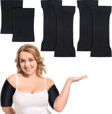 SATINIOR 2 Pairs Women Arm Shapers plus Size Slimming Compression Sleeve Slim