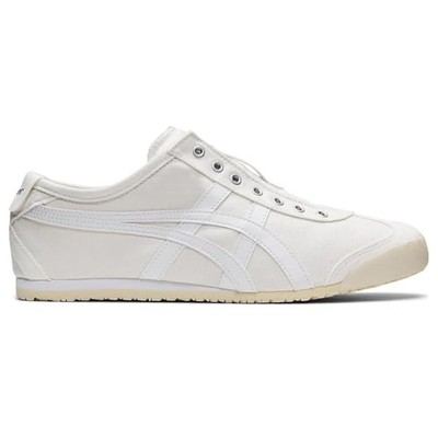 Onitsuka White White_01 Tiger Mexico 66 Slip On Shoes Black