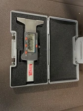 SPI 11-200-3 Electronic Depth Gage: 0-1.2 inch (0-30mm), 2.36" Base Length