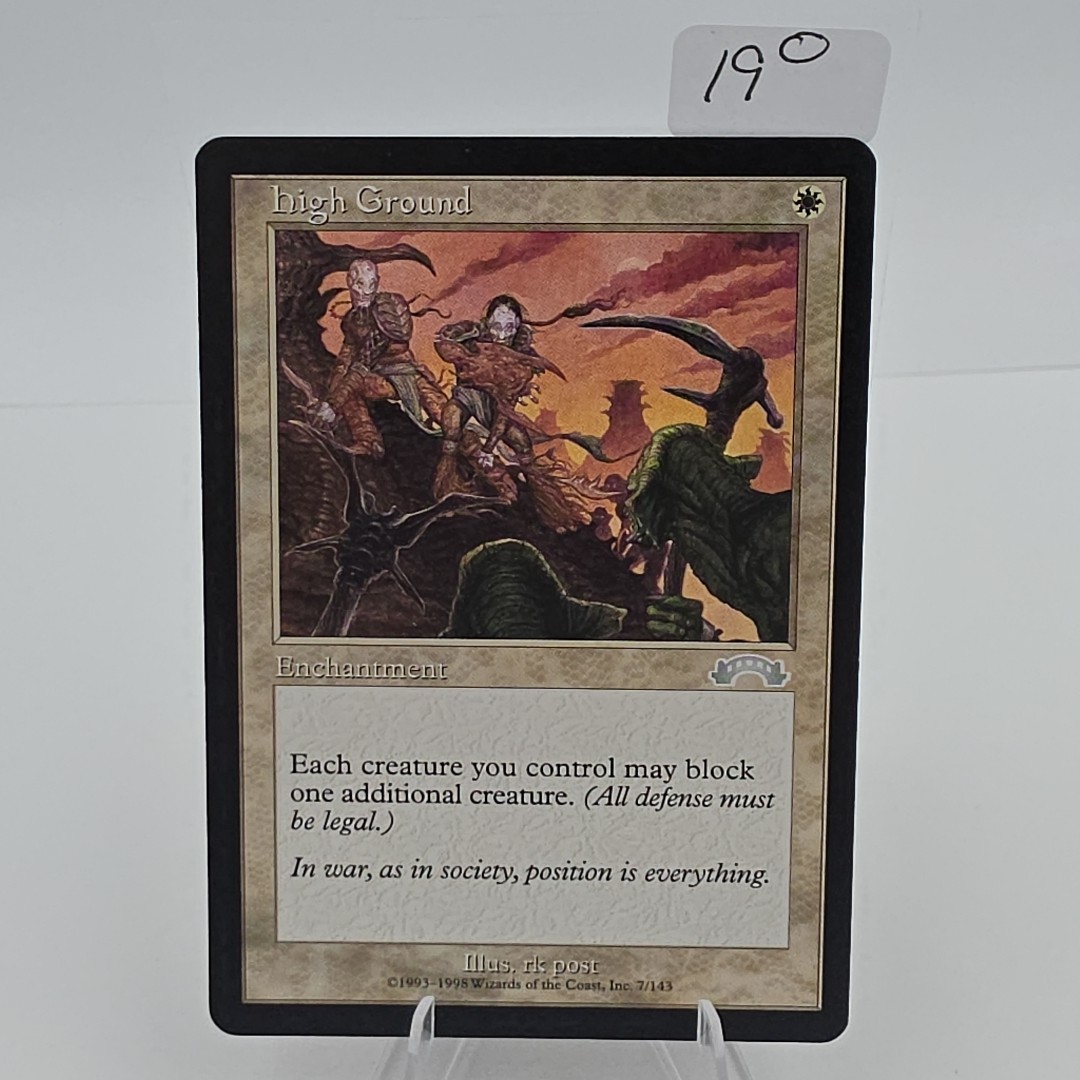 High Ground 7 Mtg LP Exodus 1 Unc Magic the Gathering