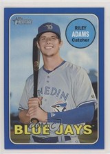 2018 Topps Heritage Minor League Edition Blue 88/99 Riley Adams #113 7zf
